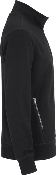 Cottover - F. Terry Zip Sweatshirt - Black