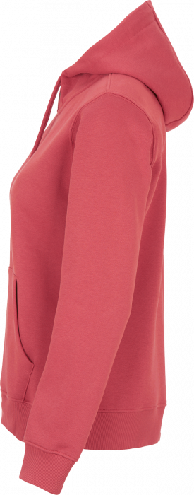 Cottover - Eco Cotton Key Zip Hoodie Woman - Dusty Red