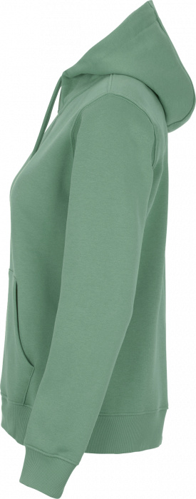 Cottover - Eco Cotton Key Zip Hoodie Woman - Dusty Green