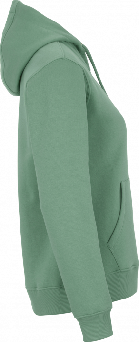 Cottover - Eco Cotton Key Zip Hoodie Woman - Dusty Green