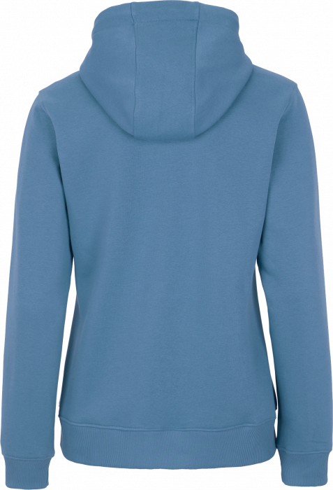 Cottover - Eco Cotton Key Zip Hoodie Woman - Dusty Blue
