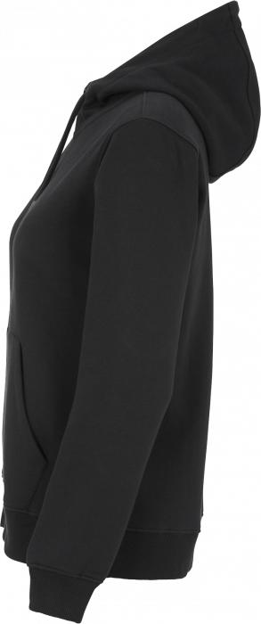 Cottover - Eco Cotton Key Zip Hoodie Woman - Black