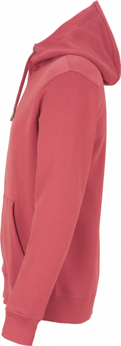 Cottover - Eco Cotton Key Zip Hoodie - Dusty Red