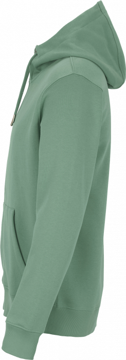 Cottover - Eco Cotton Key Zip Hoodie - Dusty Green