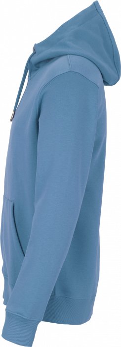 Cottover - Eco Cotton Key Zip Hoodie - Dusty Blue