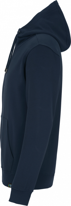 Cottover - Eco Cotton Key Zip Hoodie - Marino