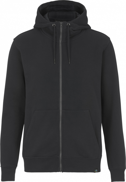 Cottover - Eco Cotton Key Zip Hoodie - Black