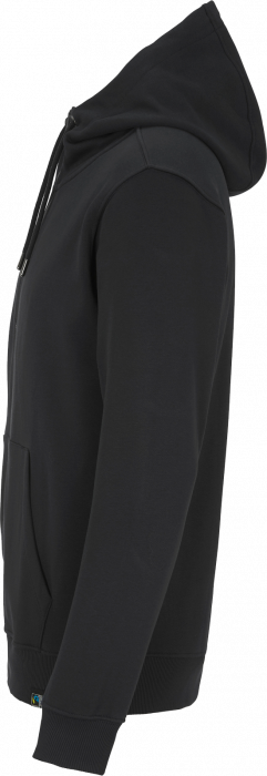 Cottover - Eco Cotton Key Zip Hoodie - Black