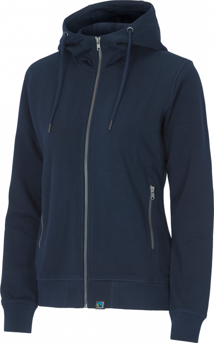 Cottover - F. Terry Zip Hoodie Woman - Navy