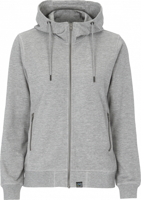 Cottover - F. Terry Zip Hoodie Woman - Grey Melange