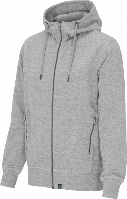 Cottover - F. Terry H&aelig;ttetr&oslash;je Med Lynl&aring;s - Grey Melange