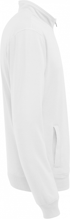 Cottover - Eco Cotton Sweatshirt Half Zip - White