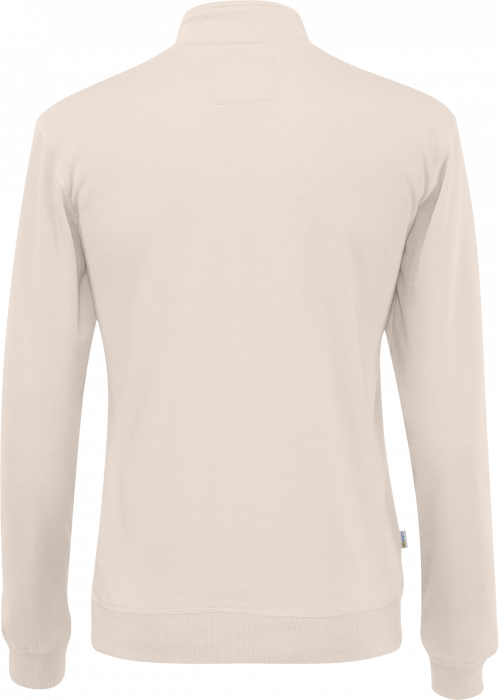 Cottover - Eco Cotton Sweatshirt Half Zip - Off-White