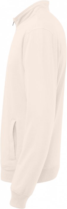 Cottover - Eco Cotton Sweatshirt Half Zip - Off-White