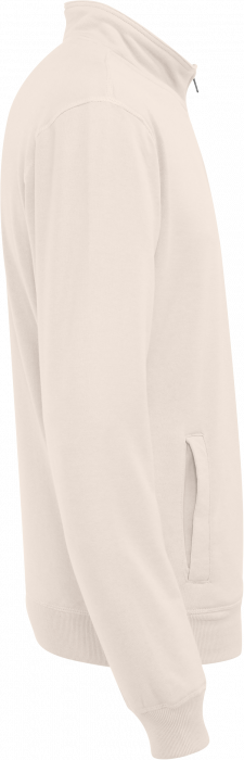 Cottover - Eco Cotton Sweatshirt Half Zip - Off-White