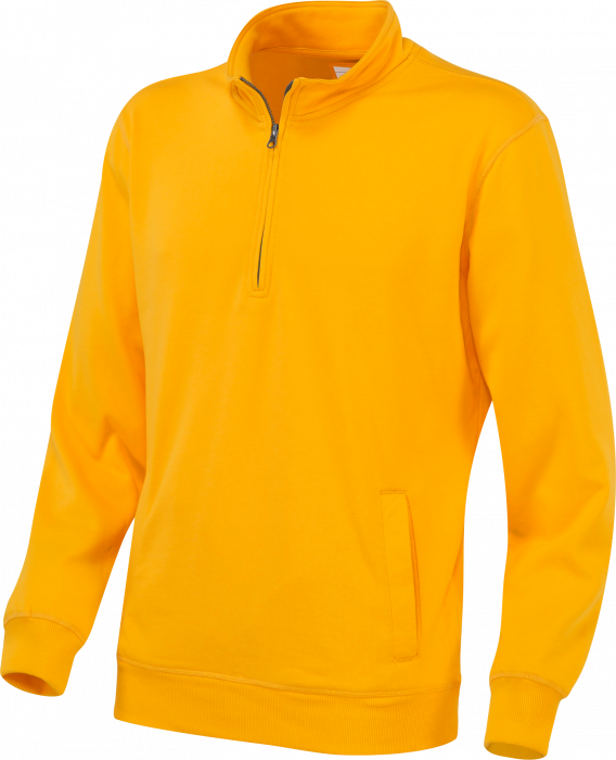 Cottover - Eco Cotton Sweatshirt Half Zip - Yellow