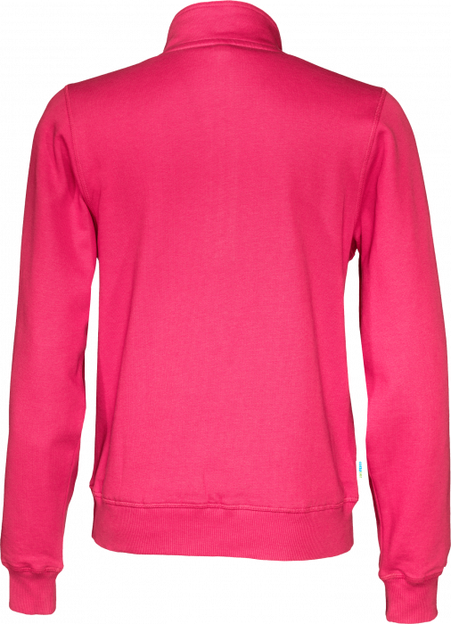 Cottover - Eco Cotton Sweatshirt Half Zip - Dark Cerise