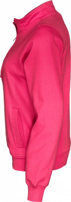Cottover - Eco Cotton Sweatshirt Half Zip - Dark Cerise