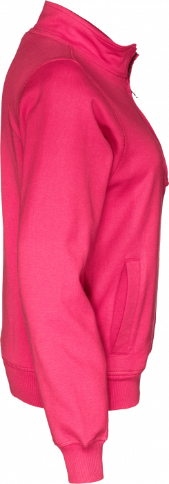 Cottover - Eco Cotton Sweatshirt Half Zip - Dark Cerise