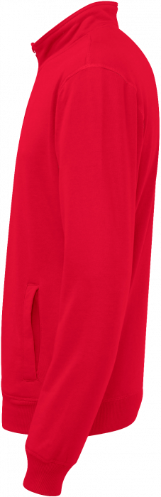 Cottover - Eco Cotton Sweatshirt Half Zip - Red
