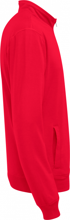 Cottover - Eco Cotton Sweatshirt Half Zip - Red
