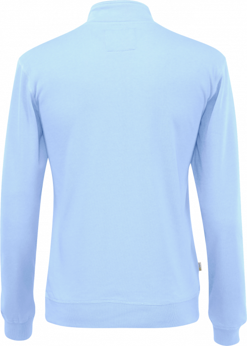 Cottover - Eco Cotton Sweatshirt Half Zip - Sky Blue