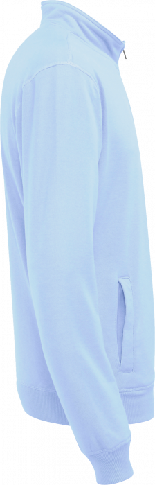 Cottover - Eco Cotton Sweatshirt Half Zip - Sky Blue