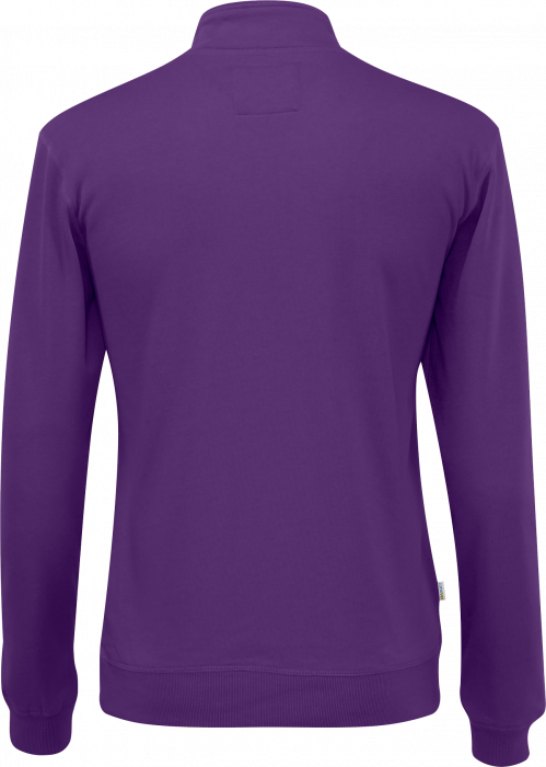 Cottover - Eco Cotton Sweatshirt Half Zip - Purple