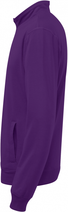 Cottover - Eco Cotton Sweatshirt Half Zip - Purple