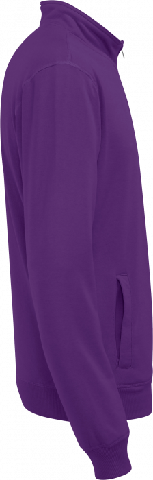 Cottover - Eco Cotton Sweatshirt Half Zip - Purple