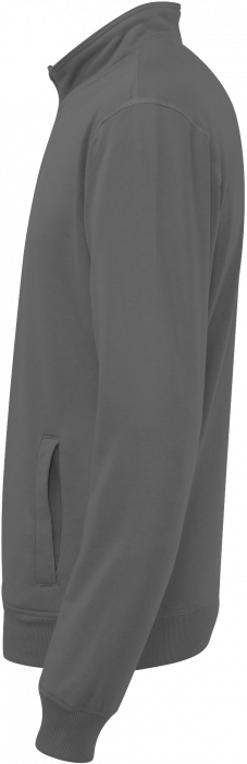 Cottover - Eco Cotton Sweatshirt Half Zip - Charcoal