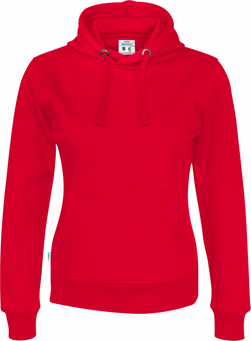 Cottover - Eco Cotton Hoodie Woman - Red
