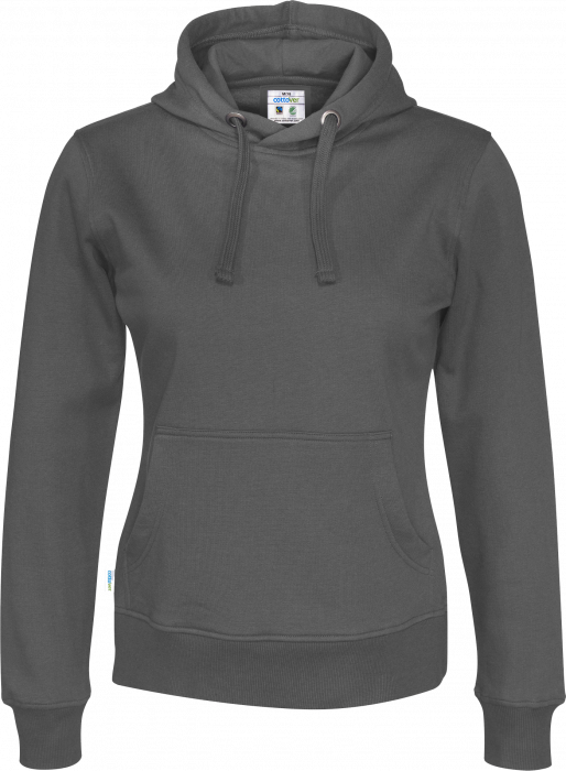 Cottover - Eco Cotton Hoodie Woman - Charcoal