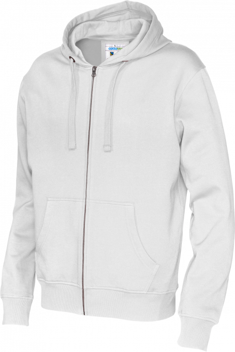Cottover - Eco Cotton Zip Hoodie - White