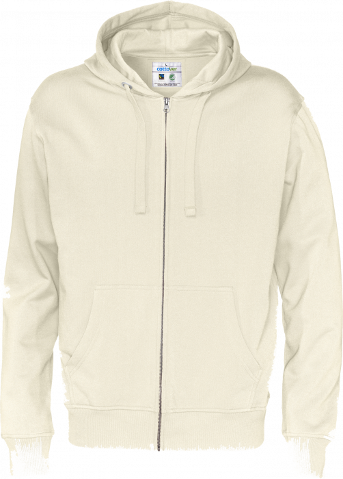 Cottover - Eco Cotton Zip Hoodie - Off-White