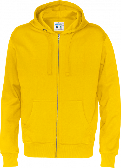 Cottover - Eco Cotton Zip Hoodie - Yellow