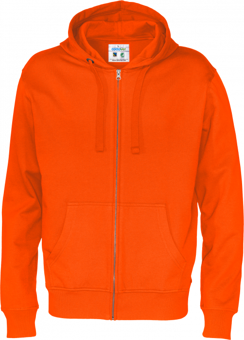Cottover - Eco Cotton Zip Hoodie - Orange