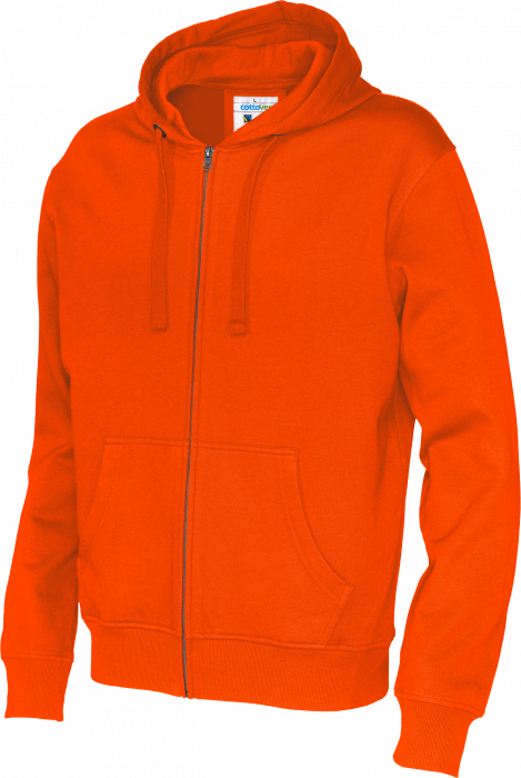 Cottover - Eco Cotton Zip Hoodie - Orange