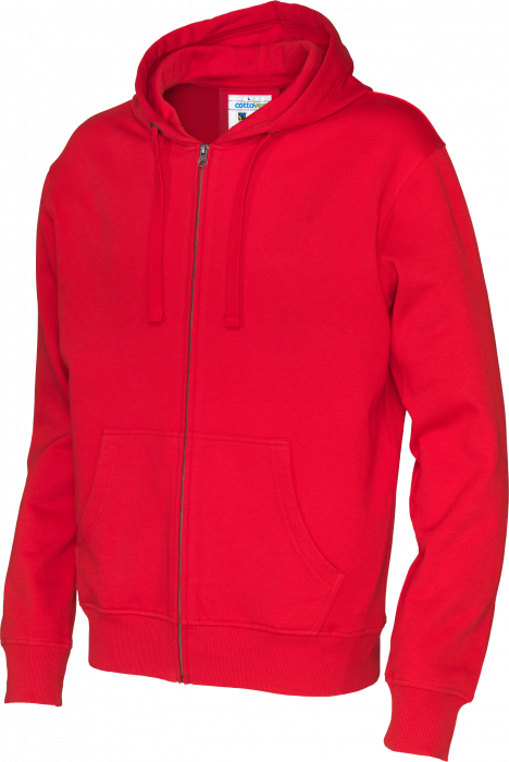 Cottover - Eco Cotton Zip Hoodie - Red