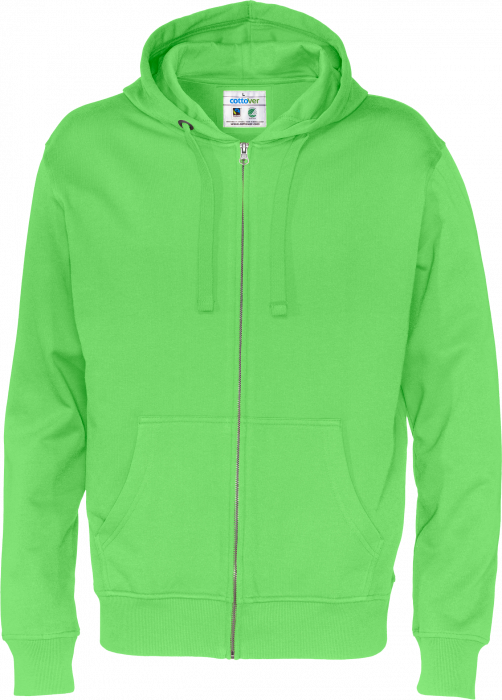 Cottover - Eco Cotton Zip Hoodie - Green