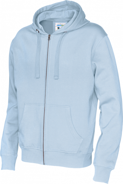 Cottover - Eco Cotton Zip Hoodie - Sky Blue
