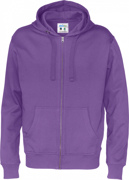 Cottover - Eco Cotton Zip Hoodie - Purple