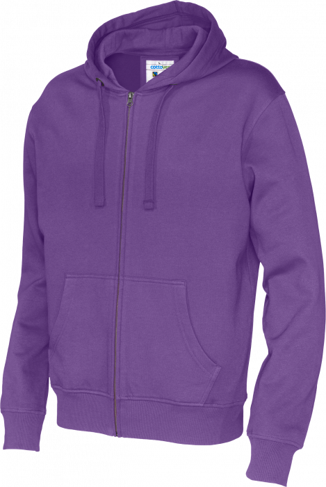 Cottover - Eco Cotton Zip Hoodie - Purple