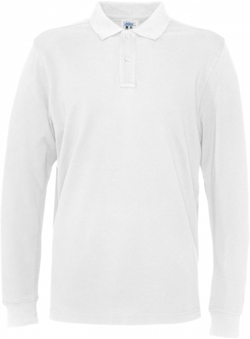 Cottover - Eco Cotton Ls Pique Polo Man - White