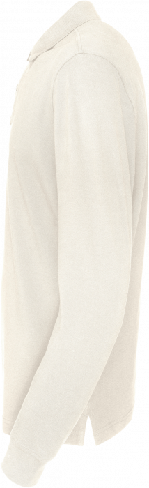 Cottover - Eco Cotton Ls Pique Polo Man - Off-White