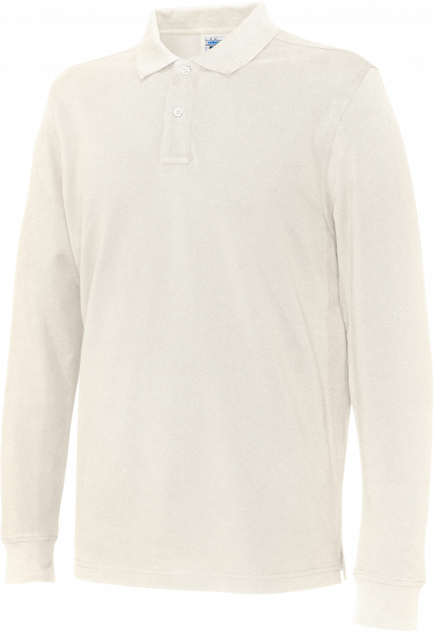 Cottover - Eco Cotton Ls Pique Polo Man - Off-White