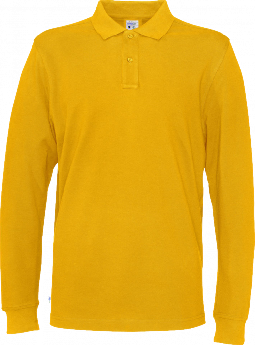 Cottover - Eco Cotton Ls Pique Polo Man - Yellow