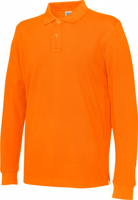 Cottover - Eco Cotton Ls Pique Polo Man - Orange