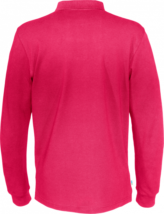 Cottover - Eco Cotton Ls Pique Polo Man - Dark Cerise