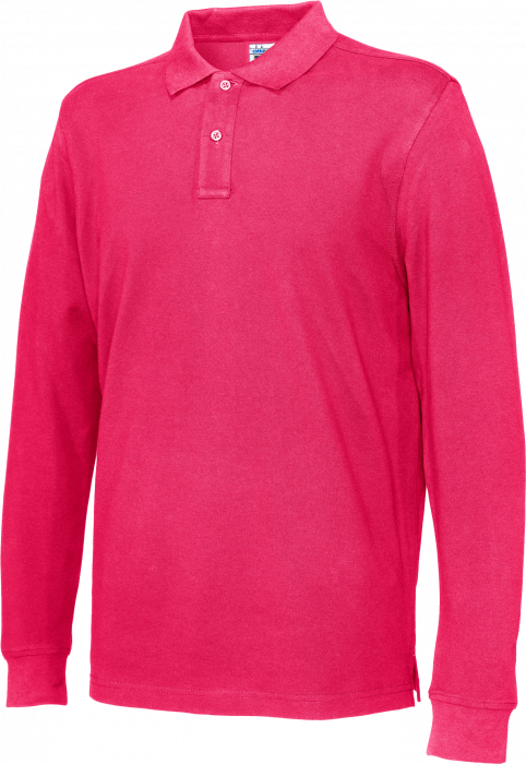 Cottover - Eco Cotton Ls Pique Polo Man - Dark Cerise
